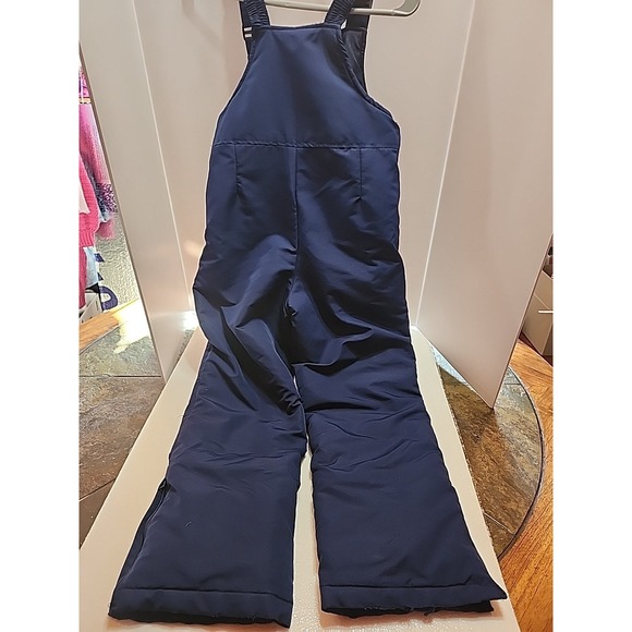 Athletech Kids Snow Bibs in navy blue. Size L 10/12 - Picture 8 of 13